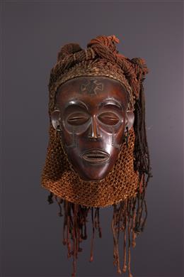 Masque casque Chokwe Mukishi wa Pwo